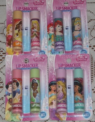 Lip Smacker [ Disney Princess 護唇膏 ] 兩支組 四款可選 全新品