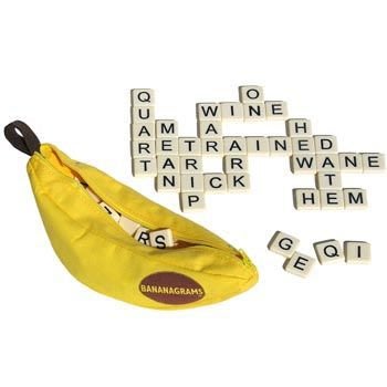 大安殿含稅附發票 香蕉拼字 Bananagrams 拼單詞玩具 香蕉拼字遊戲 正版桌遊
