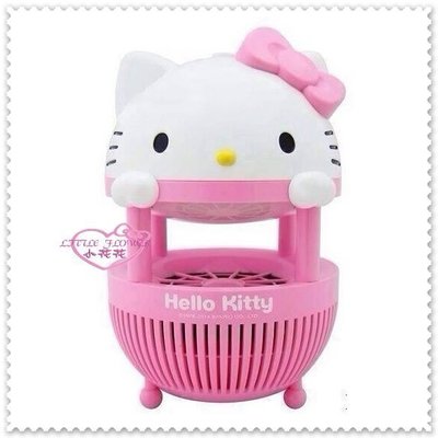 ♥小花花日本精品♥ Hello Kitty臉頭趴姿精美好實用粉色萬用光觸媒滅蚊燈 捕蚊燈 56954302