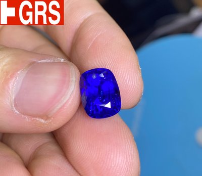 【台北周先生】天然錫蘭皇家藍寶石8.3克拉頂級皇家藍 vivid blue  錫蘭產 乾淨透美 火光耀眼 送GRS證書