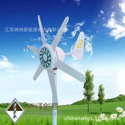 廠家推薦M-300風力發電機 微型風力發電機 路燈風力發電機-騰輝創意