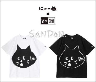 SaNDoN x [WEB限定]【ne-net(チャンピ】夏季新品New Era聯名系列貓臉T 220425