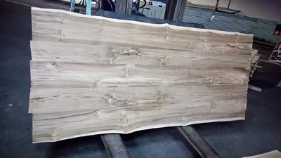 台灣柚木拼板 7尺上原木桌板 （今年度已完售）