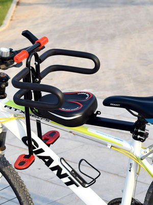 山地車自行車兒童前置坐椅電動車單車寶寶安全小孩座椅踏板變速車-萬物起源