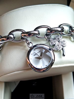 Anne Klein手錶時尚精品錶款，編號:AN00006,銀白色錶面銀色金屬錶帶款