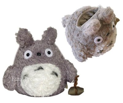 【卡漫迷】 龍貓 玩偶 手機座 二款選一 ~ Totoro MP3座 iPod座 絨毛 約12公分高 娃娃 卡通 造形