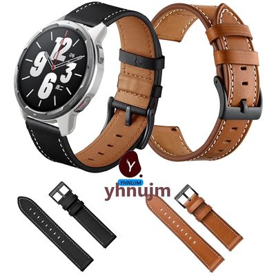 小米 mi 手錶 2020 smartwatch 手錶錶帶智能手錶配件的小米手錶 S1 主動錶帶皮革錶帶