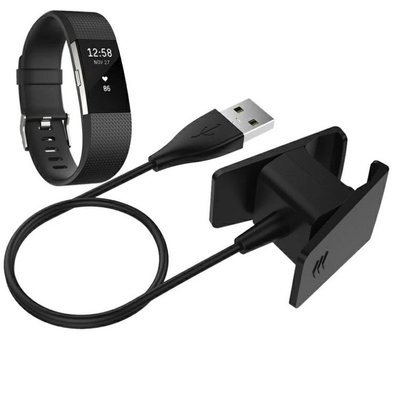 【手錶錶帶】適用fitbit charge2智能手錶充電器charg3 4代充電線數據線夾底座