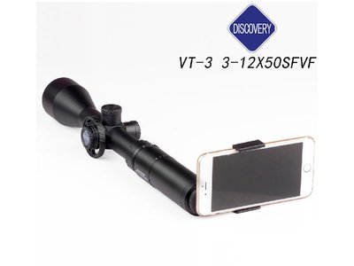 [01] DISCOVERY發現者 VT-3 3-12X50 SFVF 狙擊鏡(真品瞄準鏡倍鏡抗震防水防霧氮氣紅外線雷射
