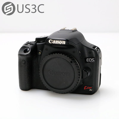 【US3C-桃園春日店】【一元起標】Canon EOS Kiss X3 = 500D 單機身 1510萬像素 FullHD拍片 3吋螢幕 二手相機