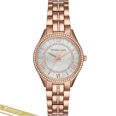 雅格時尚精品代購Michael Kors MK3716 珍珠母貝面手腕錶 時裝錶 腕錶 女錶  歐美時尚 美國代購
