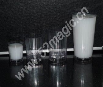 【意凡魔術小舖】周杰倫的一杯牛奶變三杯 舞台魔術道具milk glass illusion