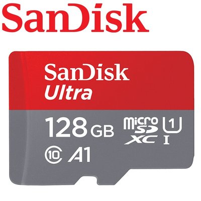 公司貨 SanDisk 128GB 128G 140MB/s Ultra microSDXC TF U1 A1 記憶卡