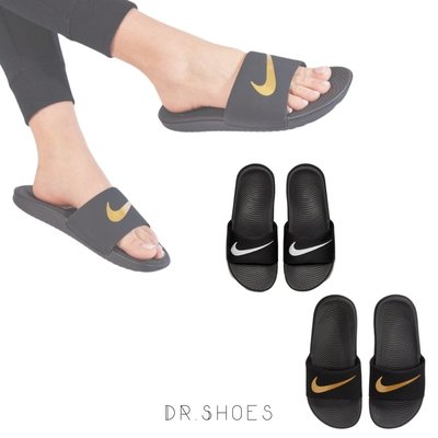 【Dr.Shoes】Nike KAWA SLIDE GS PS 拖鞋 大童鞋 女鞋 819352-001 003