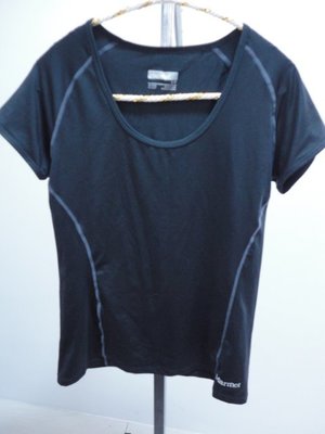 99元起標~Marmot~黑色運動短袖T恤~SIZE:s