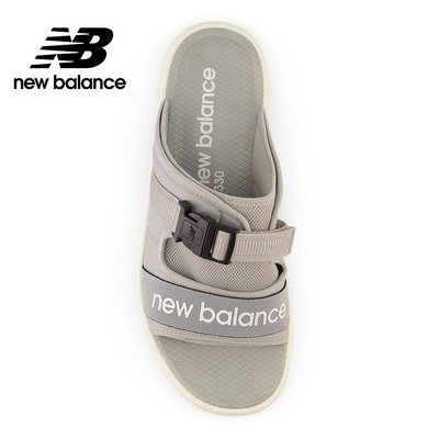 【New Balance】 NB 涼拖鞋_中性_灰色_SUF330C2-D楦 拖鞋