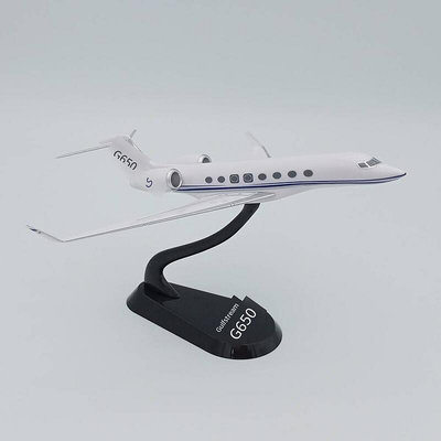 創客優品 灣流G650 1250公務機飛機模型展示品擺件紙鎮航模收藏送禮 MF232