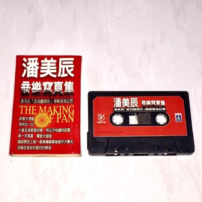 潘美辰 1996 音樂寫真集 當我離開你 專輯幕後記實 波麗佳音 台灣紙盒版 錄音帶 卡帶 磁帶 單曲