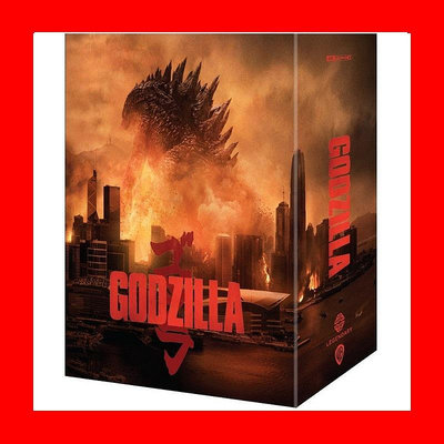 【4K UHD】哥吉拉：3合1鐵盒限量禮盒版(台灣繁中字幕)Godzilla