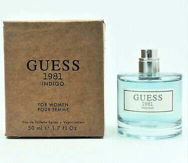 【美妝行】GUESS 1981 INDIGO 靛藍女性淡香水 50ML TESTER