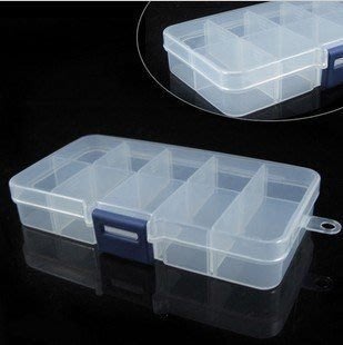 阿里不達模型雜貨舖 藍扣零件盒 10格多功能零件收納盒 小號工具箱 工具盒10格
