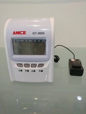 *福利舍* Anice GT-3600 微電腦液晶顯示四欄位專業打卡鐘(含稅)請先詢問再下標