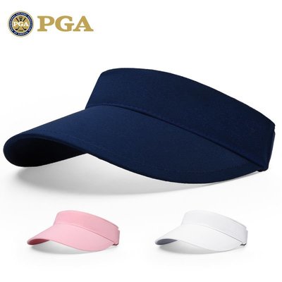 美國PGA 高爾夫女士球帽 無頂透氣帽 多色可選 吸汗內里-默認最小規格價錢 其它規格請諮詢客服