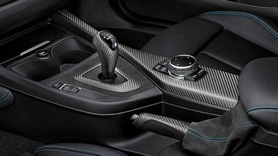 BMW M Performance Carbon / Alcantara 碳纖維 內裝 排檔頭 (組) F87 M2