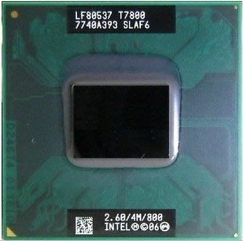 正式版Intel T7800 SLAF6 2.6G/4M 筆電965晶片 65nm T7300 T7500 T7700