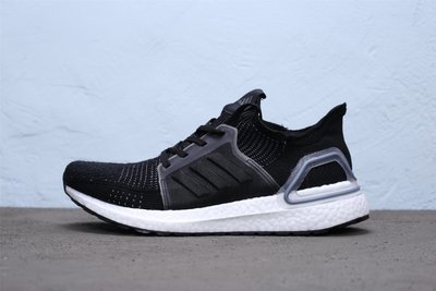 Adidas Ultra Boost 19 編織 黑白 透氣 休閒運動慢跑鞋 男女鞋 G54014