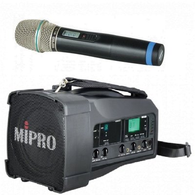 (TOP)MIPRO 嘉強MIPRO MA-100最新二代肩掛式藍芽無線喊話器/麥克風三選一 手握 領夾式 頭戴式