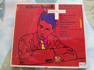 【鳳姐嚴選二手唱片】鋼琴演奏：William Kapell - Artistes Répertoires (2CD)