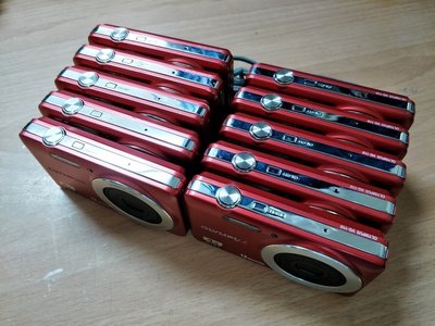 ☆手機寶藏點☆ OLYMPUS VG-110 數位相機 1200萬畫素 紅 功能正常 附電池 萬用充 Che C49