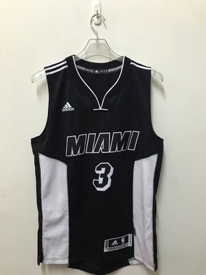 NBA 邁阿密熱火隊 MIAMI Black Tie Dwyane Wade 球衣。太陽選物社