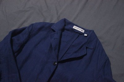 Uniqlo 法國棉麻 襯衫 外套 西裝感