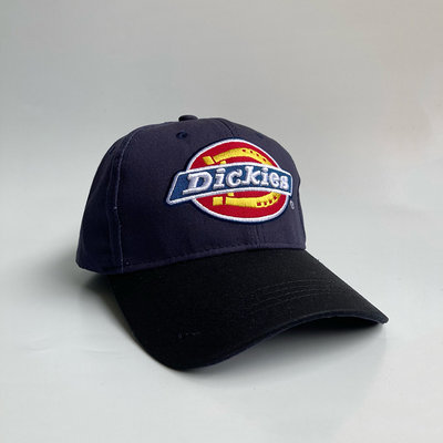 美國百分百【全新真品】Dickies 滑板 帽子 老帽 配件 棒球帽 鴨舌帽 休閒經典 電繡logo 深藍 BH95