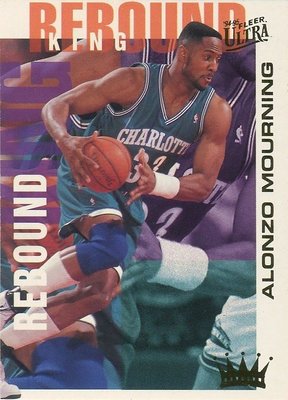(T)晨星 Alonzo Mourning 1994-95 Ultra Rebound King