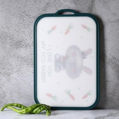 現貨熱銷-韓國菜板抗菌防霉家用塑料砧板小號宿舍寶寶水果雙面案板專切菜板~特價