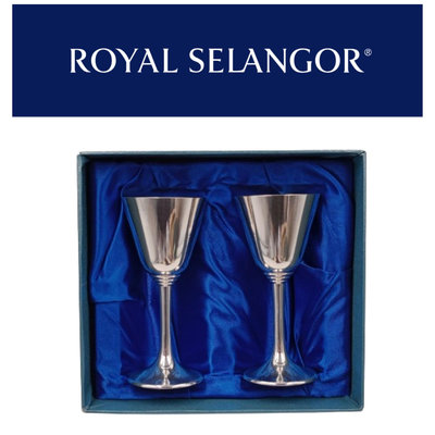 【皮老闆】 近新真品 馬來西亞 皇家雪蘭莪 royal selangor 錫 對杯 RS11