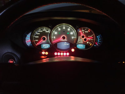 ※鎮鋒LED車用儀表燈系改裝※ PORSCHE 996儀表燈系背光改色 儀表改雙色背光空調面板多色配置