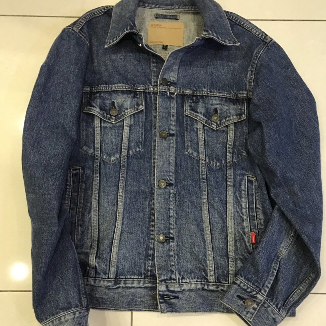 WTAPS 17SS BLUES JK 牛仔外套L號近新品| Yahoo奇摩拍賣