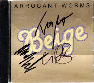 Arrogant Worms Beige 簽名 刮傷 再生工場3 03
