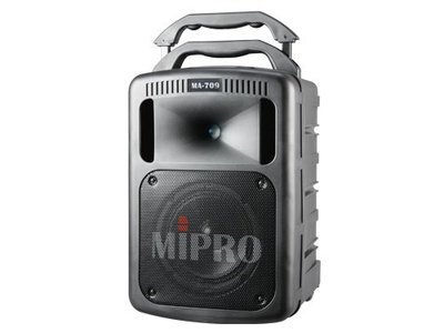【AV影音E-GO】MIPRO MA-709 豪華型手提式無線擴音機 CD USB 藍芽 錄音 送原廠防護套 三腳架