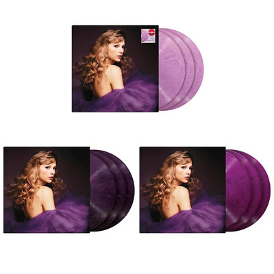 Taylor Swift泰勒絲 Speak Now愛的告白(全新版)3LP紫丁香+蘭花+紫羅蘭大理石紋彩膠唱片(不分售)
