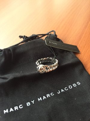 Marc by Marc Jacobs 正品  旋轉鈕扣寬版戒指 M/L 現貨