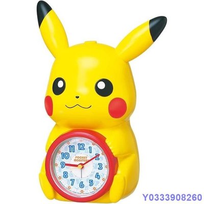 MK小屋日本Seiko Clock Alarm Clock 鬧鐘 皮卡丘 寶可夢 時鐘 鬧鐘