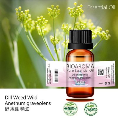 【芳香療網】Dill Weed Wild - Anethum graveolens 野蒔蘿精油 100ml