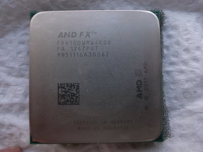 高雄路竹--AMD 推土機 FX-4100 3.6GHZ  (AM3腳位)四核心,無風扇