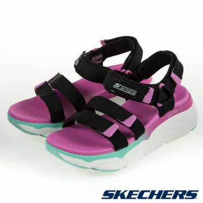 願望生活~★Skechers Max ushioning 粉色 織布 運動涼鞋 女款bkmt