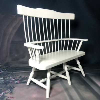 創客優品 BJD娃娃【限量發順豐】雙人椅子 3分4分6分木製家具手工藝品 BJD568
